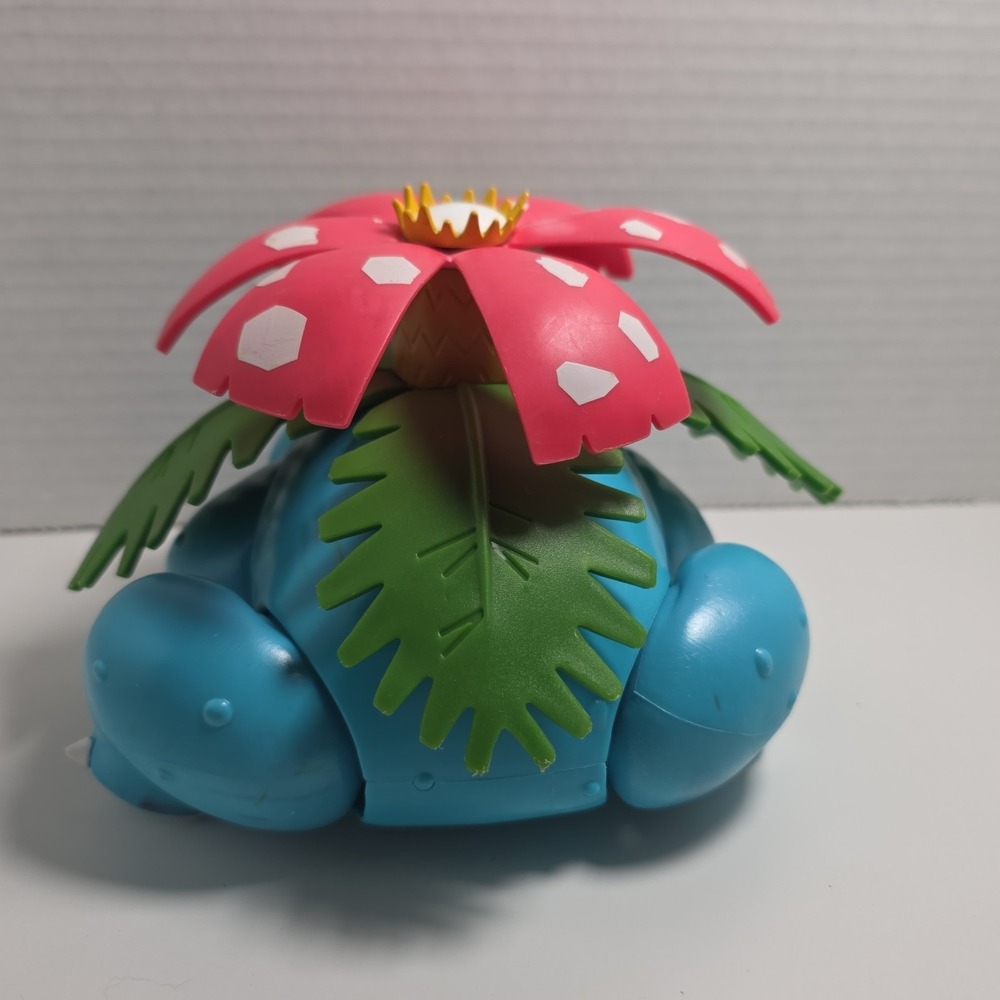 Pokemon Venusaur Large Action Figure Toy Pokemon 2020 Cartoon Anime Jazwares VGC - Picture 3 of 8